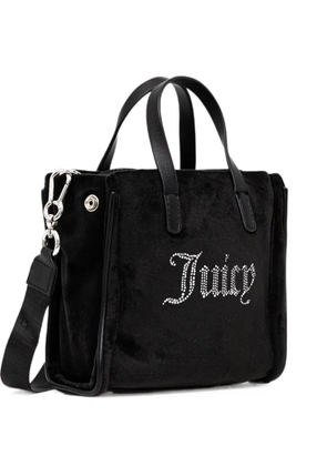 Juicy Couture rhinestone-logo tote bag - Black