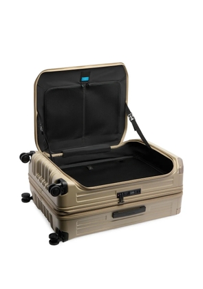 PIQUADRO large expandable dual-opening suitcase - Neutrals