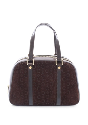 Celine Pre-Owned 2000s C Macadam leather tote bag - Brown