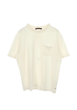 Louis Vuitton Pre-Owned 2010s Damier pocket T-shirt - Neutrals