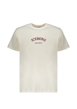 Iceberg logo-print short-sleeve T-shirt - Neutrals