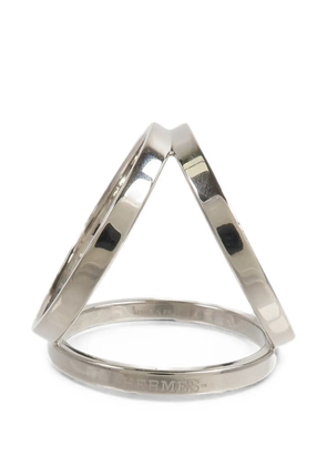 Hermès Pre-Owned Trio scarf ring - Silver