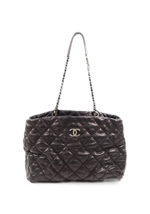 CHANEL Pre-Owned CC quilted strap shoulder bag - Black