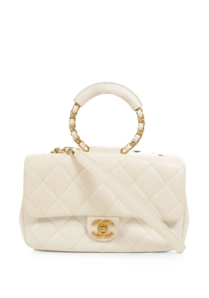CHANEL Pre-Owned medium In The Loop turn-lock tote bag - White