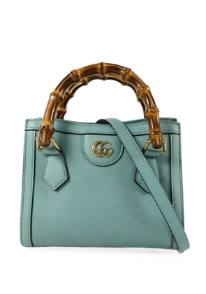 Gucci Pre-Owned Diana GG logo-detail mini bag - Blue