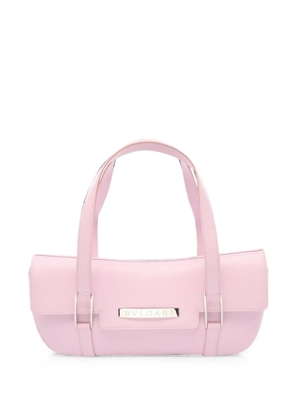 Bvlgari Pre-Owned 2010s logo-plaque shoulder bag - Pink