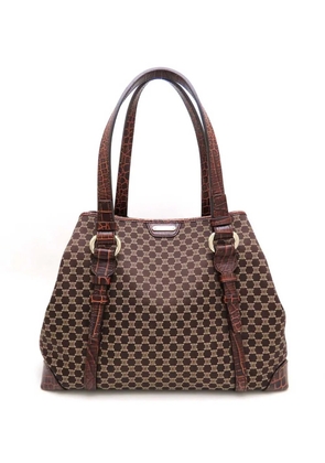 Celine Pre-Owned 2008 Macadam Canvas tote bag - Brown