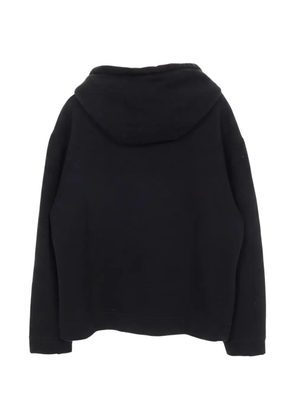 Fendi Pre-Owned FF-patch hoodie - Black
