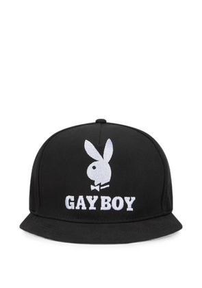 Moschino embroidered-logo baseball cap - Black