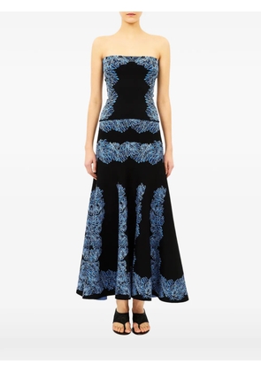 Ulla Johnson Madelie strapless jacquard top - Black