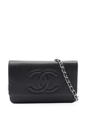 CHANEL Pre-Owned 2015-2016 Coco Mark clutch bag - Black