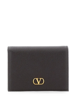 Valentino Garavani grained leather wallet - Brown