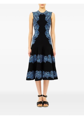 Ulla Johnson Iona jacquard-knit midi dress - Black