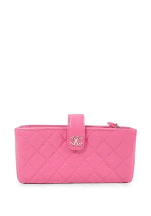 CHANEL Pre-Owned quilted CC turn-lock mini bag - Pink