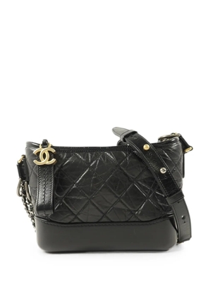 CHANEL Pre-Owned Gabrielle quilted shoulder bag - Black