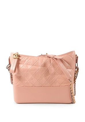 CHANEL Pre-Owned Gabrielle quilted shoulder bag - Pink