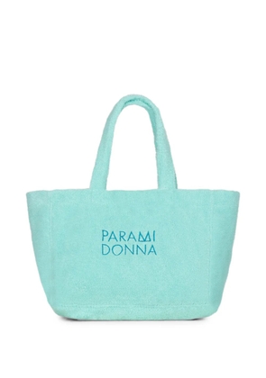 PARAMIDONNA logo-embroidered tote bag - Green