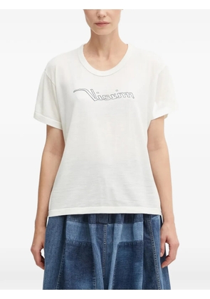 visvim logo-print T-shirt - White