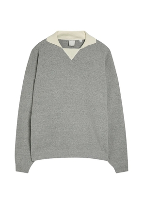 CALVIN KLEIN COLLECTION Desmond colour-block knitted sweater - Grey