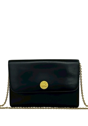 Celine Pre-Owned 1991 Leather Chain crossbody bag - Black