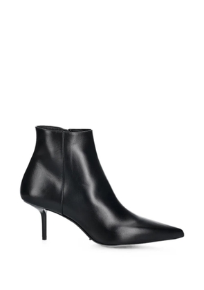 Max Mara pointed-toe leather ankle boots - Black