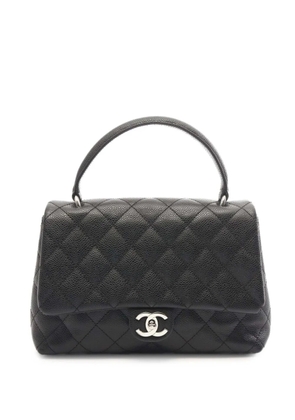 CHANEL Pre-Owned 2006-2008 CC Caviar Top Handle Flap handbag - Black