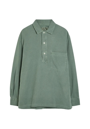 Officine Generale Jordy chest-pocket long-sleeved shirt - Green