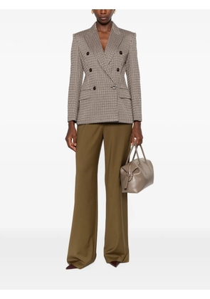 Max Mara houndstooth double-breasted jacket - Neutrals