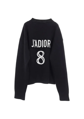 Christian Dior Pre-Owned J'Adior 8 boxy-knit sweater - Black