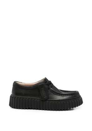 Clarks Torhill Bee leather Derby shoes - Black