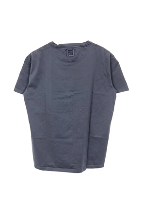 Fendi Pre-Owned 2000s logo-embroidered T-shirt - Grey