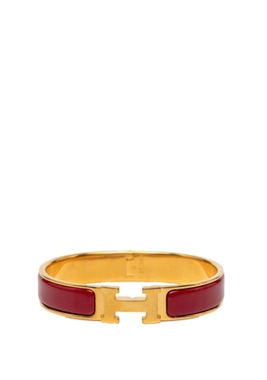 Hermès Pre-Owned 2000-2026 Narrow Enamel Clic H Bracelet PM costume bracelet - Red