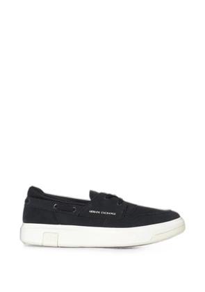 Armani Exchange suede boat shoes - Blue