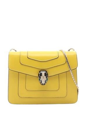 Bvlgari Pre-Owned 2010-2026 Serpenti Forever Leather crossbody bag - Yellow