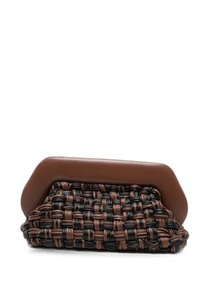 Themoirè Bios clutch bag - Brown