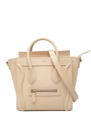 Celine Pre-Owned 2019 Nano Leather Luggage Tote satchel - Neutrals
