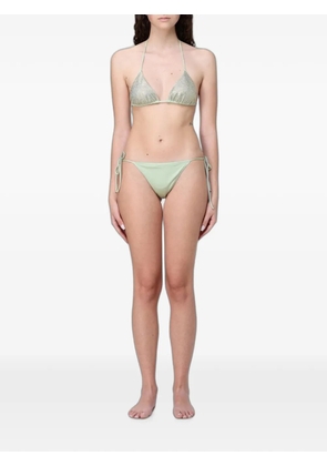 MC2 Saint Barth rhinestone-embellished bikini - Green