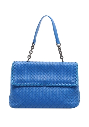 Bottega Veneta Pre-Owned 2012-2026 Large Intrecciato Nappa Olympia shoulder bag - Blue