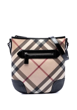 Burberry Pre-Owned 2000-2017 Supernova Check Coated Canvas Dryden crossbody bag - Neutrals