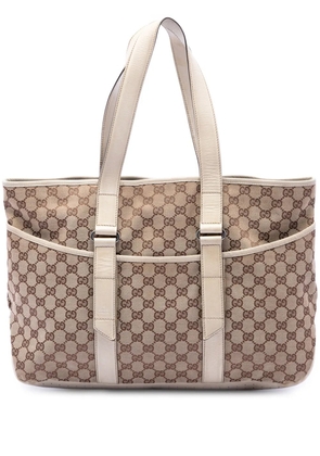Gucci Pre-Owned 2000-2015 GG Canvas tote bag - White