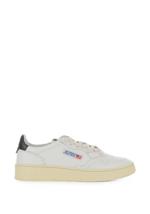 Autry Medalist leather lace-up sneakers - White