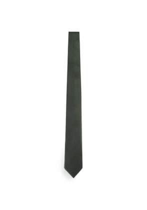 TOM FORD patterned silk tie - Green