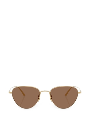 Oliver Peoples 1991C pilot-frame sunglasses - Gold