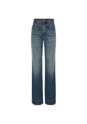 Victoria Beckham Alina patch-pocket jeans - Blue