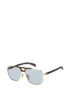 DAVID BECKHAM EYEWEAR pilot-frame sunglasses - Gold