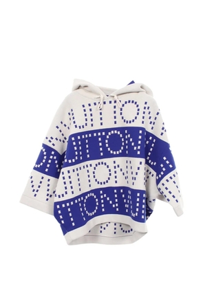 Louis Vuitton Pre-Owned 2010s chunky-stripe hoodie - White