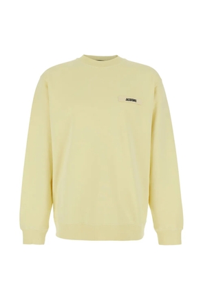 Jacquemus The Gros logo-patch sweatshirt - Yellow