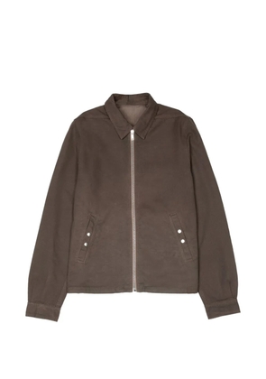 Rick Owens DRKSHDW zip-up jacket - Brown