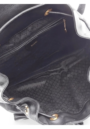 Gucci Pre-Owned 2000s bamboo leather backpack - Black
