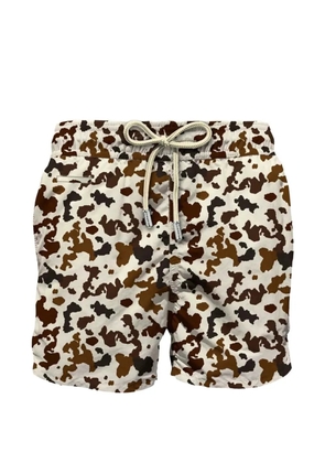 MC2 Saint Barth lighting cow-print swim shorts - Neutrals